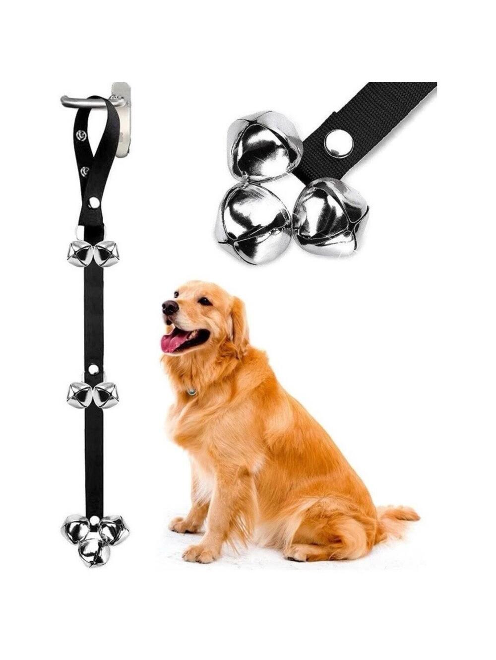 Dog Doorbells Adjustable for Potty Training Puppy Effective Dog Training Tool